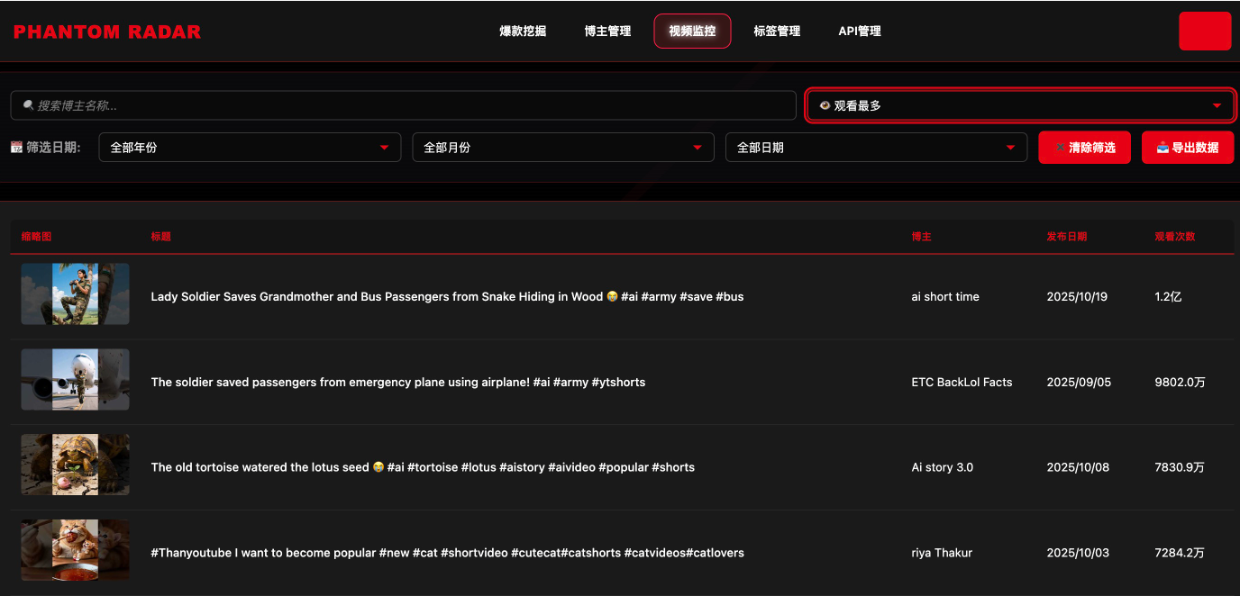 视频监控工具界面